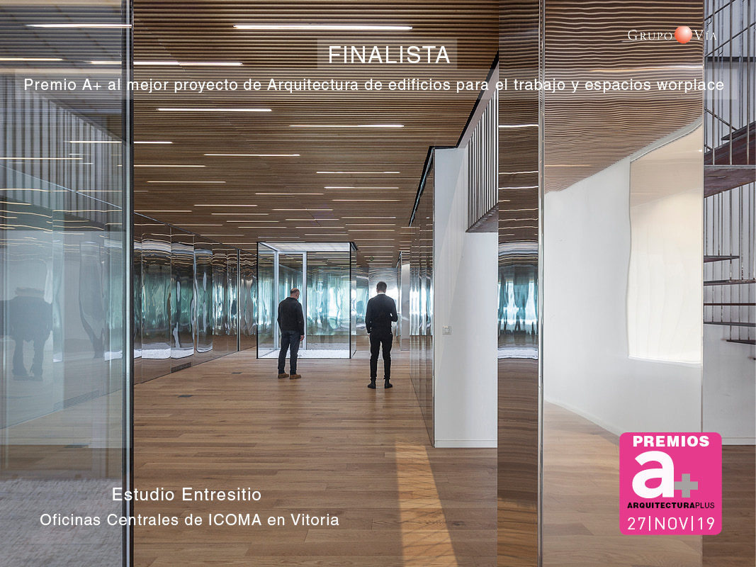 Estudio Entresitio Oficinas centrales del ICOMA en Vitoria