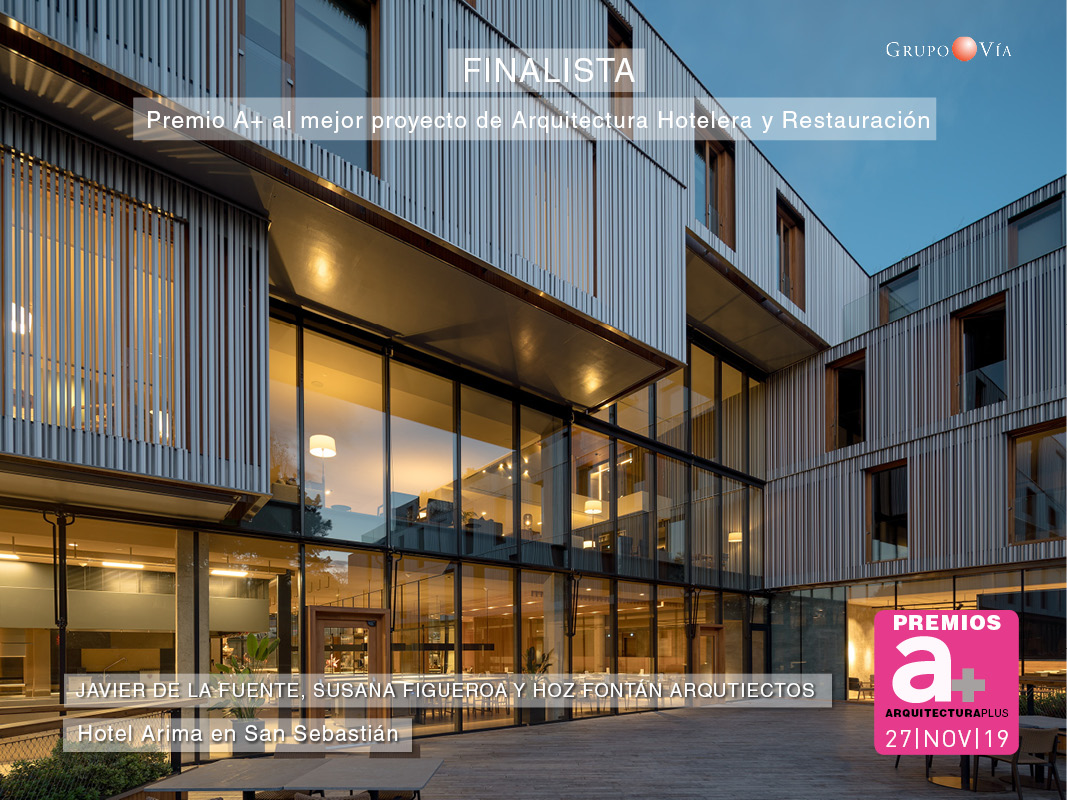 Javier de la Fuente Susana Figueroa y Hoz Fontán Arquitectos Hotel Arima en San Sebastián