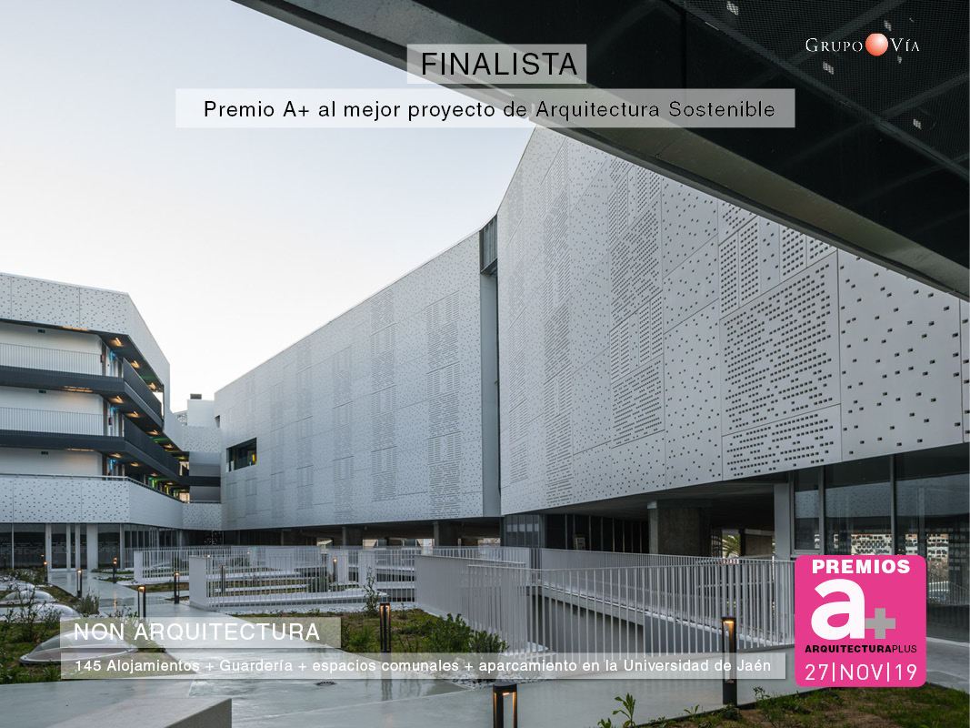 Non Arquitectura 145 Alojamientos Guardería espacios comunales aparcamiento en la Universidad de Jaén