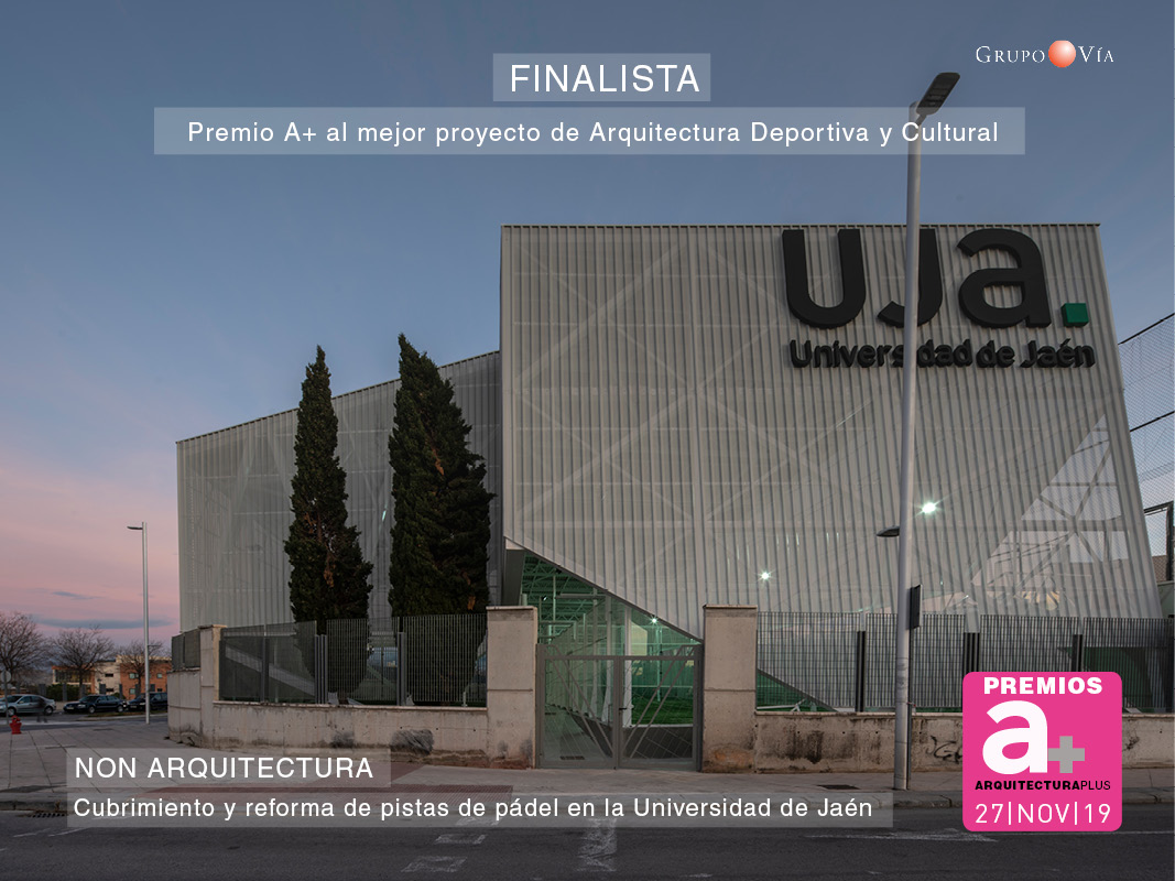 Non Arquitectura Cubrimiento y reforma de pistas de pádel en la Universidad de Jaén