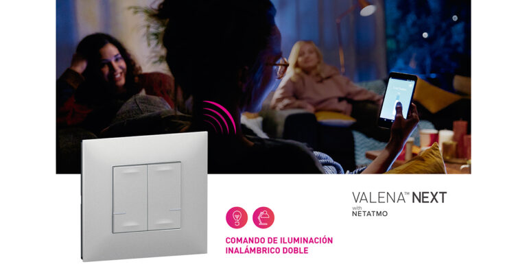 Nuevo comando de iluminación inalámbrico doble VNwN Legrand 1
