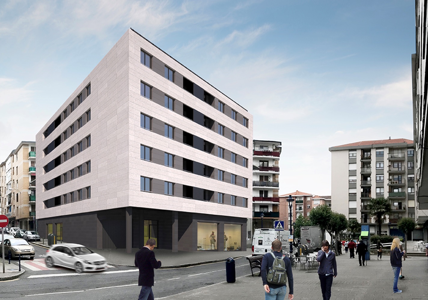 Áurea Homes. Áurea Repélega. Fachada