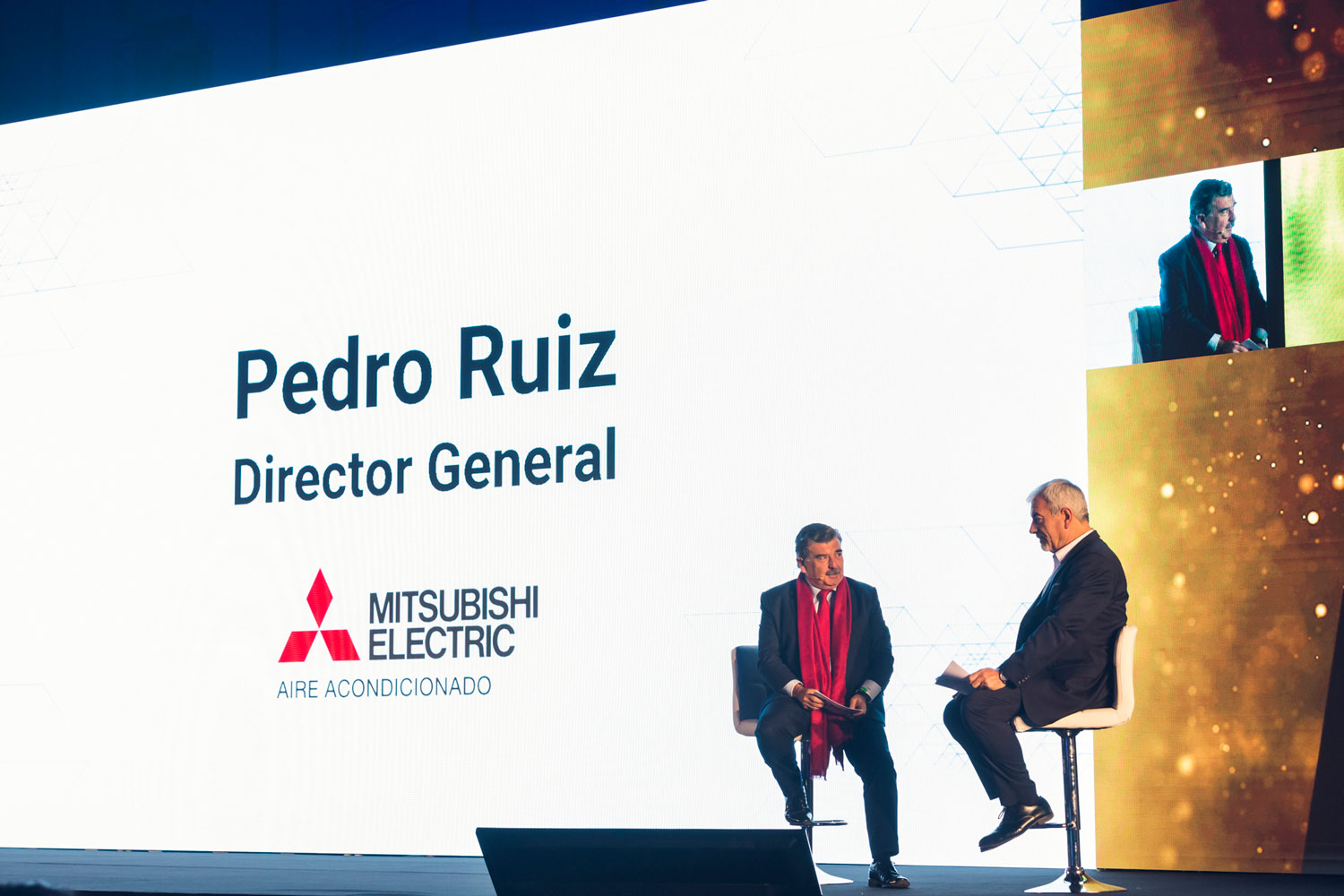 Pedro Ruiz director general junto a Carlos Sobera 2