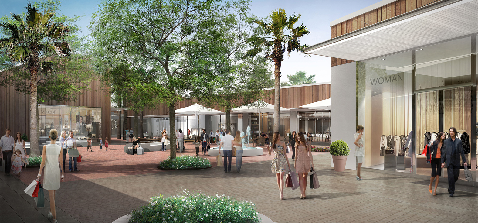 viladecans the style outlets plaza interior