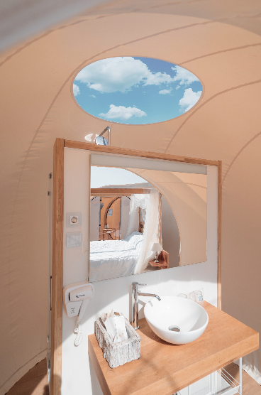 Hotel Burbuja Zielo Las Beatas Ducha con vistas al cielo