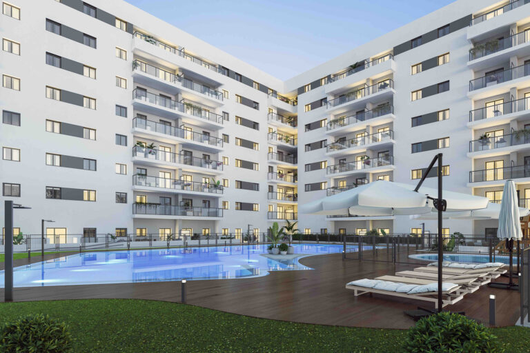 Argos II patio piscina reducida