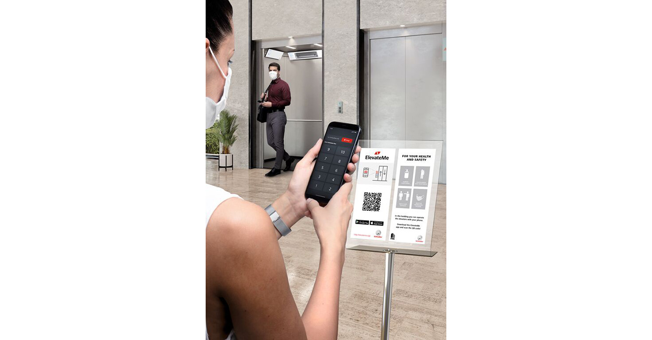 Schindler lanza en Iberia “ElevateMe”, una aplicación que permite controlar el ascensor con el móvil 1 Schindler 1