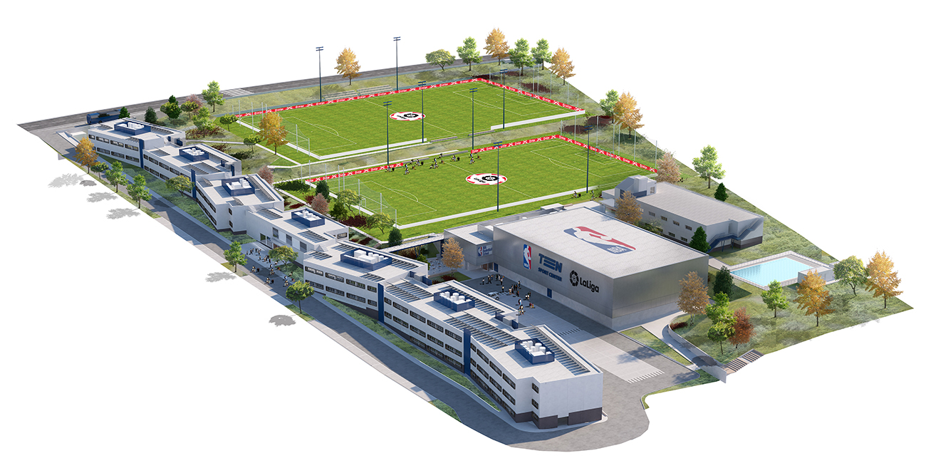 Comienza la ejecución final del primer centro oficial de LaLiga y NBA en España, proyecto pionero liderado por la empresa valenciana T3N Sport and Investment 1 CENTRO LA LIGA NBA