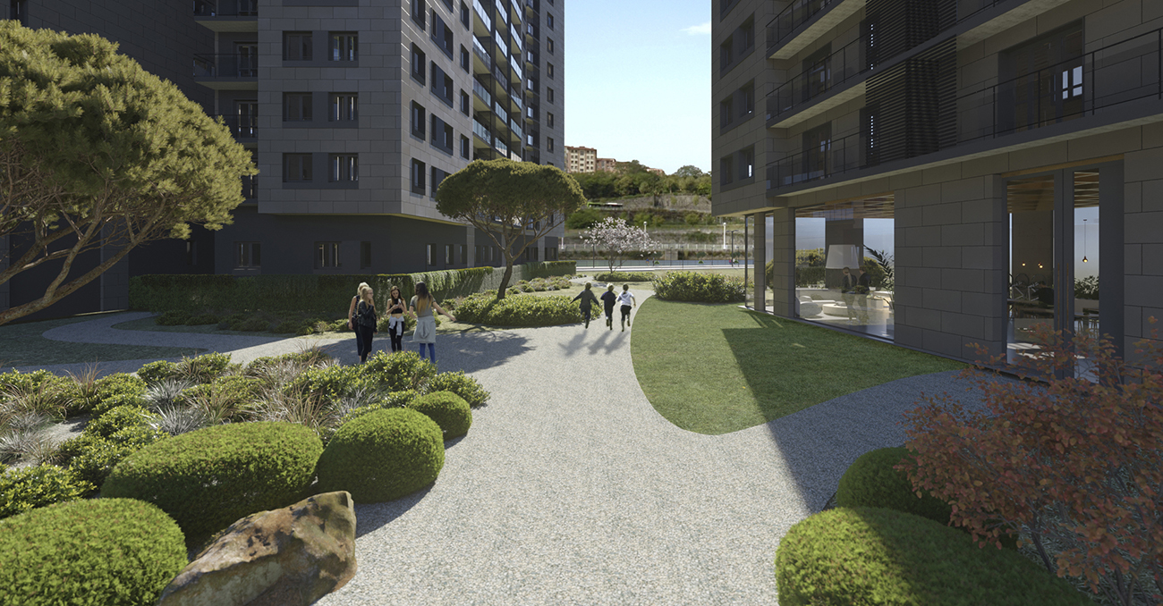 Jaureguizar comercializa nueva promoción en la isla Zorrozaurre 1 RZ05 jardin WEB