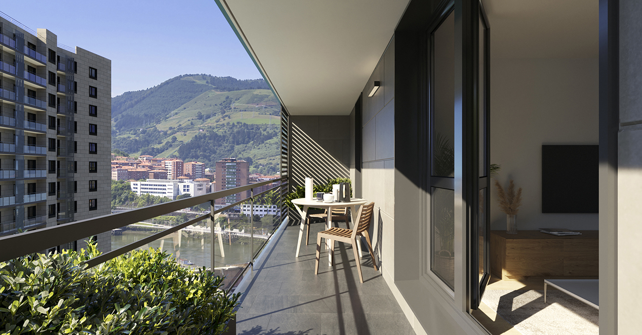 Jaureguizar comercializa nueva promoción en la isla Zorrozaurre 2 RZ05 terraza WEB