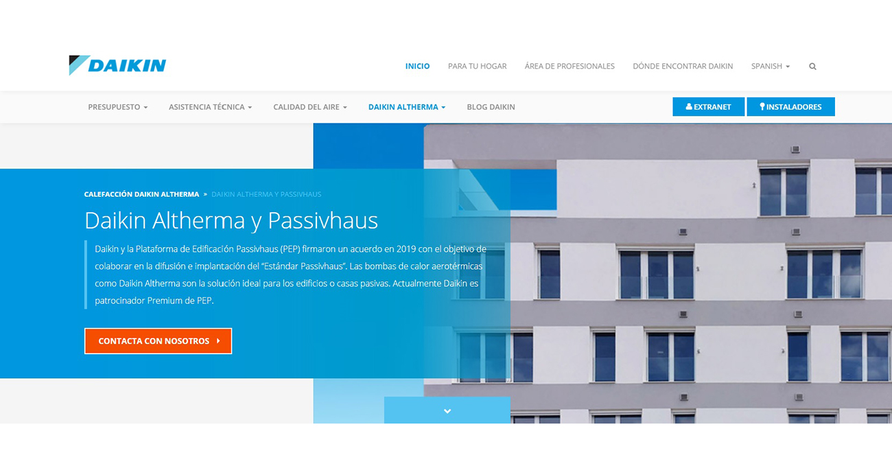 DAIKIN lanza un minisite para impulsar el estándar de construcción sostenible Passivhaus 1 daikinalthermaypassiv