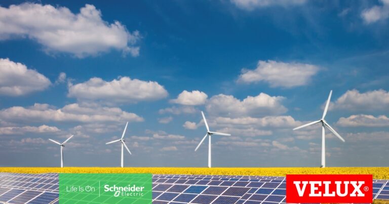 Noticias 22 El Grupo VELUX y Schneider Electric amplian su colaboracion para acelerar su compromiso hacia la neutralidad de carbono