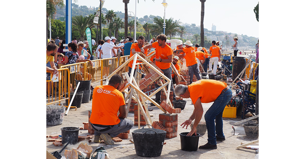 FYM-HeidelbergCement colabora de nuevo con el concurso de albañilería de la Peña el Palustre 1 FYM EL Palustre