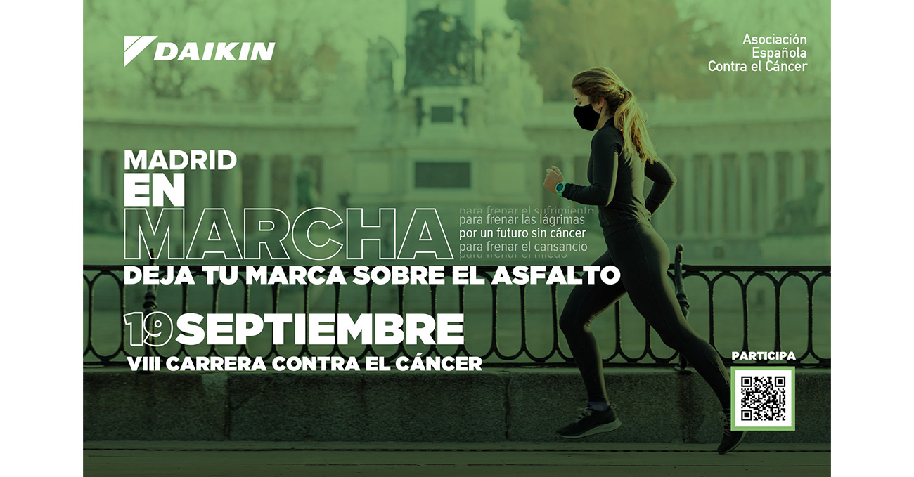 Daikin apoyará la VIII Carrera Madrid en Marcha Contra el Cáncer 1 enmarchacontraelcancer daikin