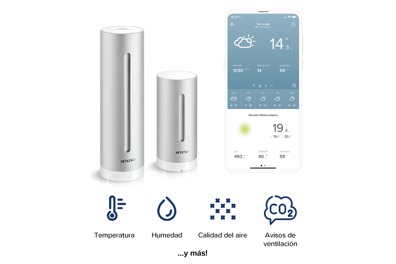 Legrand premia de nuevo al instalador con una estación meteorológica inteligente Netatmo 2 Estacion Meteorologica Inteligente Netatmo