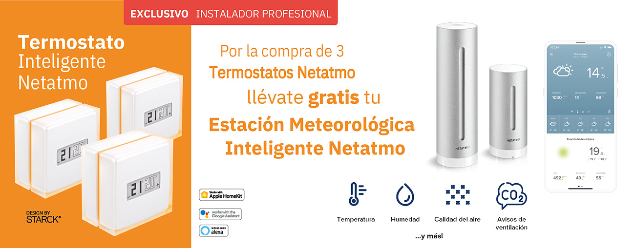 Legrand premia de nuevo al instalador con una estación meteorológica inteligente Netatmo 1 Promo Termostatos Netatmo 02