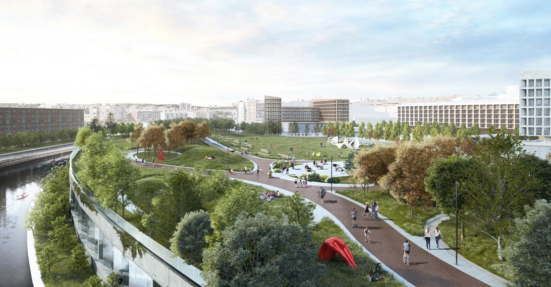 Ribera del Calderón coloca la primera piedra del nuevo entorno que transformará Madrid Río 1