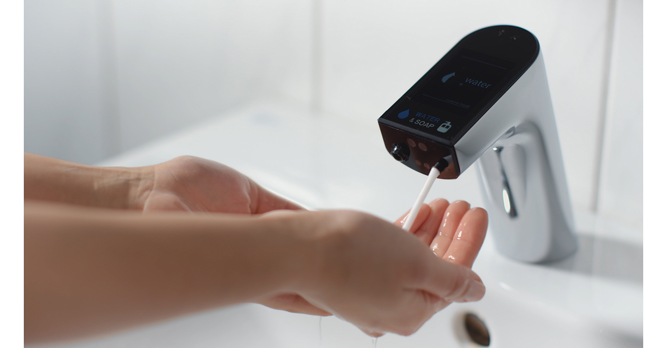 INTELLIMIX®, LA MEJOR TECNOLOGÍA Y DISEÑO DE IDEAL STANDARD AL SERVICIO DE LA HIGIENE Y SOSTENIBILIDAD 4 4 Intellimix jabon