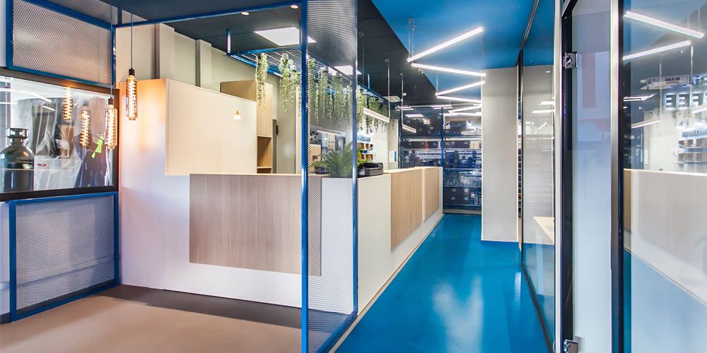 Oficina y almacén Siberiam frio industrial - Proyecto Integral de Interiorismo y decoración 1 OFICINAS Y ALMACEN TALLER SIBERIAM CARRIER COSLADA MADRID CUBIRD STUDIO. 12