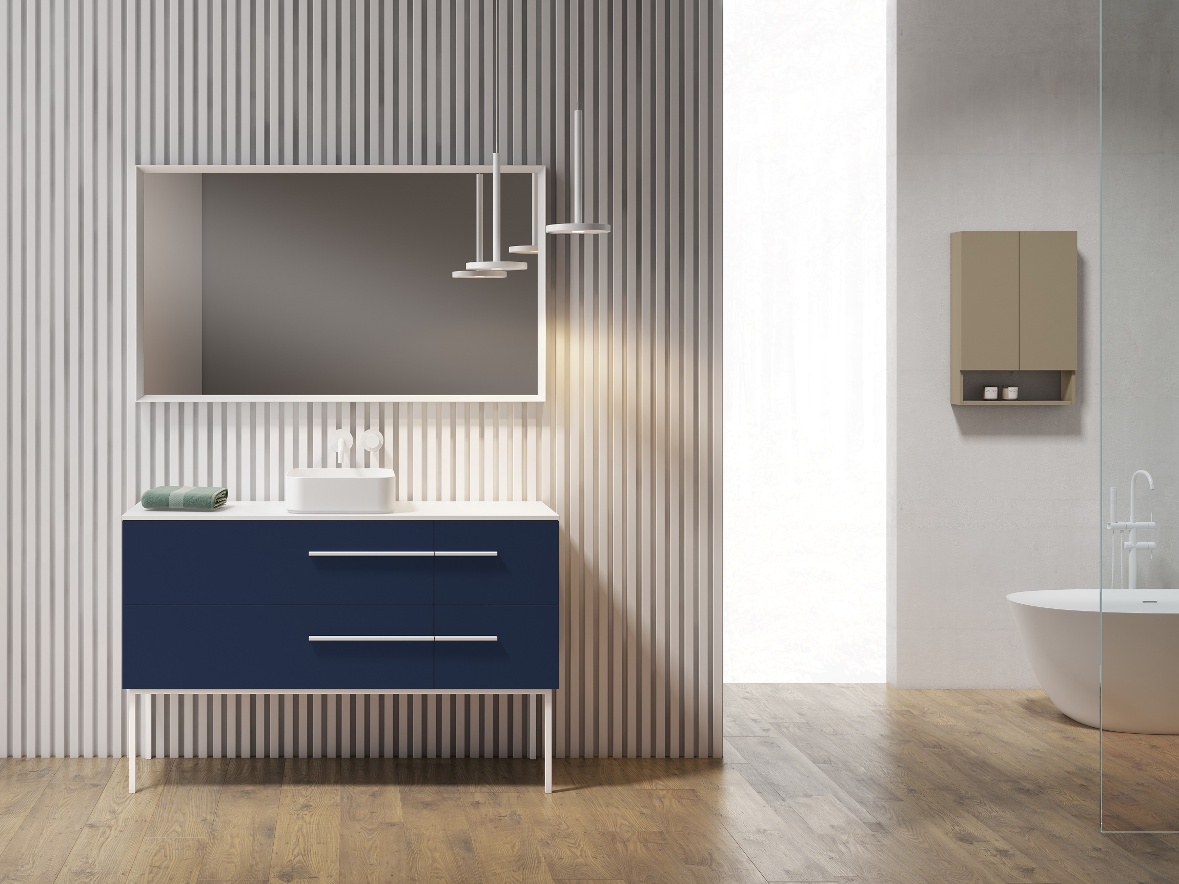 Coleccion Play acabado azul cobalto Decosan