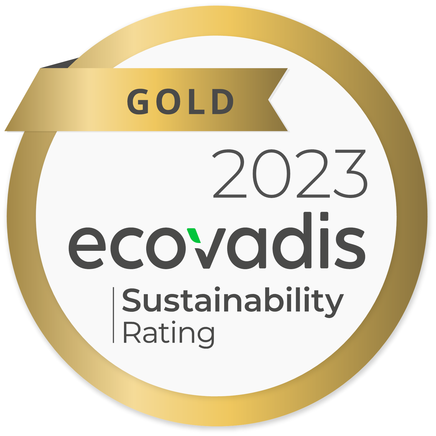 Ecovadis gold 2023