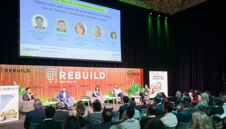 El Ministerio de Vivienda asegura en Rebuild Rehabilita que se mantendran las deducciones fiscales a la rehabilitacion para modernizar el parque inmobiliario mas alla de 2026