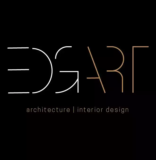 Logotipo EDGART fundo preto