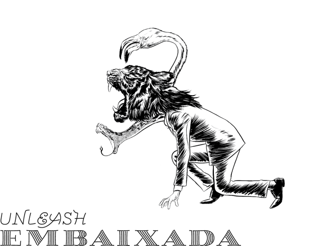 logo EMBAIXADA (hydra + txt)